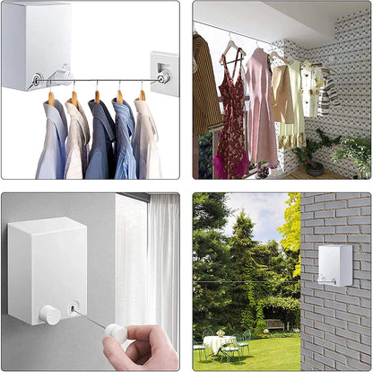 💪 ¡Súper Fuerte! Tendedero Extensible TENSORMAX / Soporta 20kg 🧺 ¡Cero Caídas!