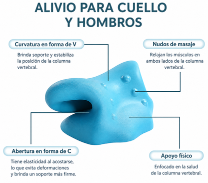 Almohada de tracción cervical