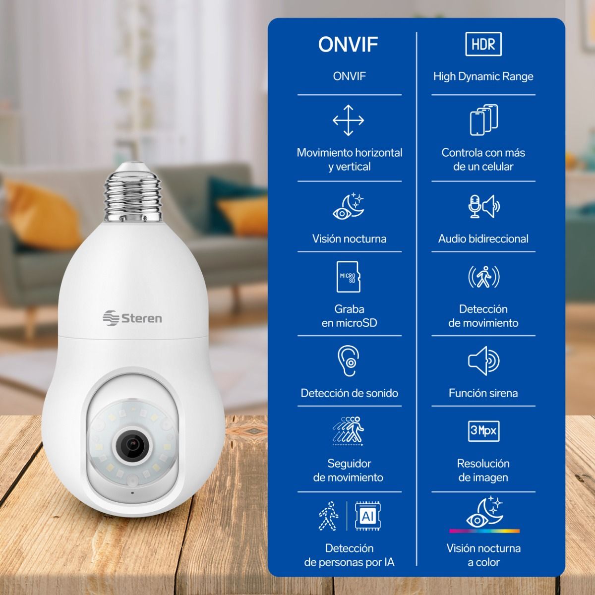 SmartFoco 360 🧠💡 Vigilancia discreta, protección poderosa. 👁️⚡