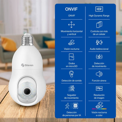 SmartFoco 360 🧠💡 Vigilancia discreta, protección poderosa. 👁️⚡