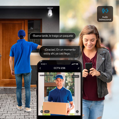 SmartFoco 360 🧠💡 Vigilancia discreta, protección poderosa. 👁️⚡